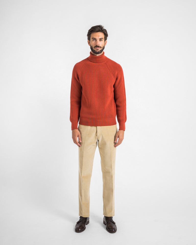 CORDUROY | PANTALONI A COSTE | VELLUTO | MIELE